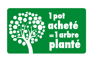 1 pot acheté = 1 arbre planté